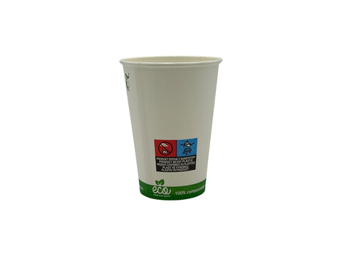 Gobelet  caf bio ECO Vending 180ml/7oz,  70 mm
